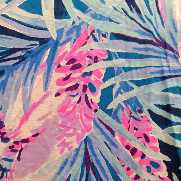 Lilly Pulitzer Girls Lula Knit Dress Size Large 8/10 Pink Blue - Picture 6 of 11